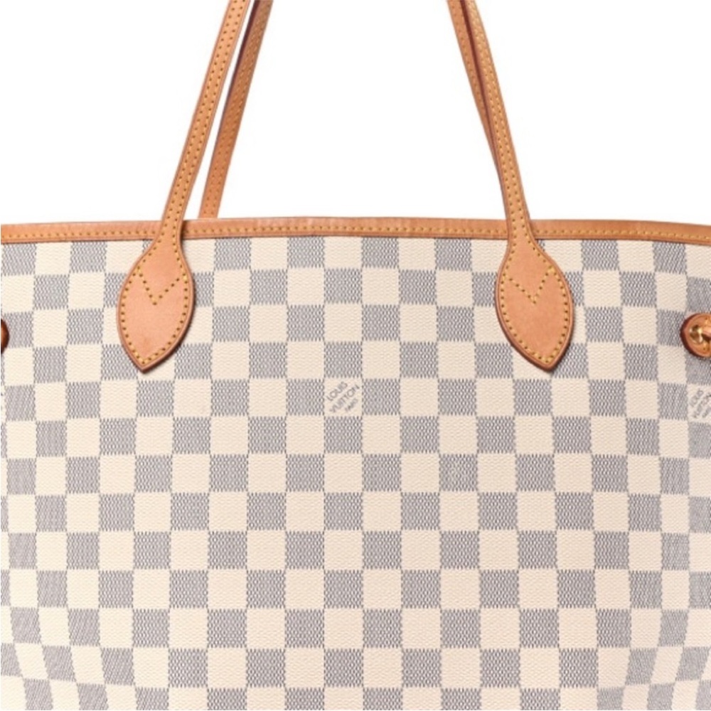 Damier Azur Neo Neverfull MM Rose Ballerine - Picture 6 of 12